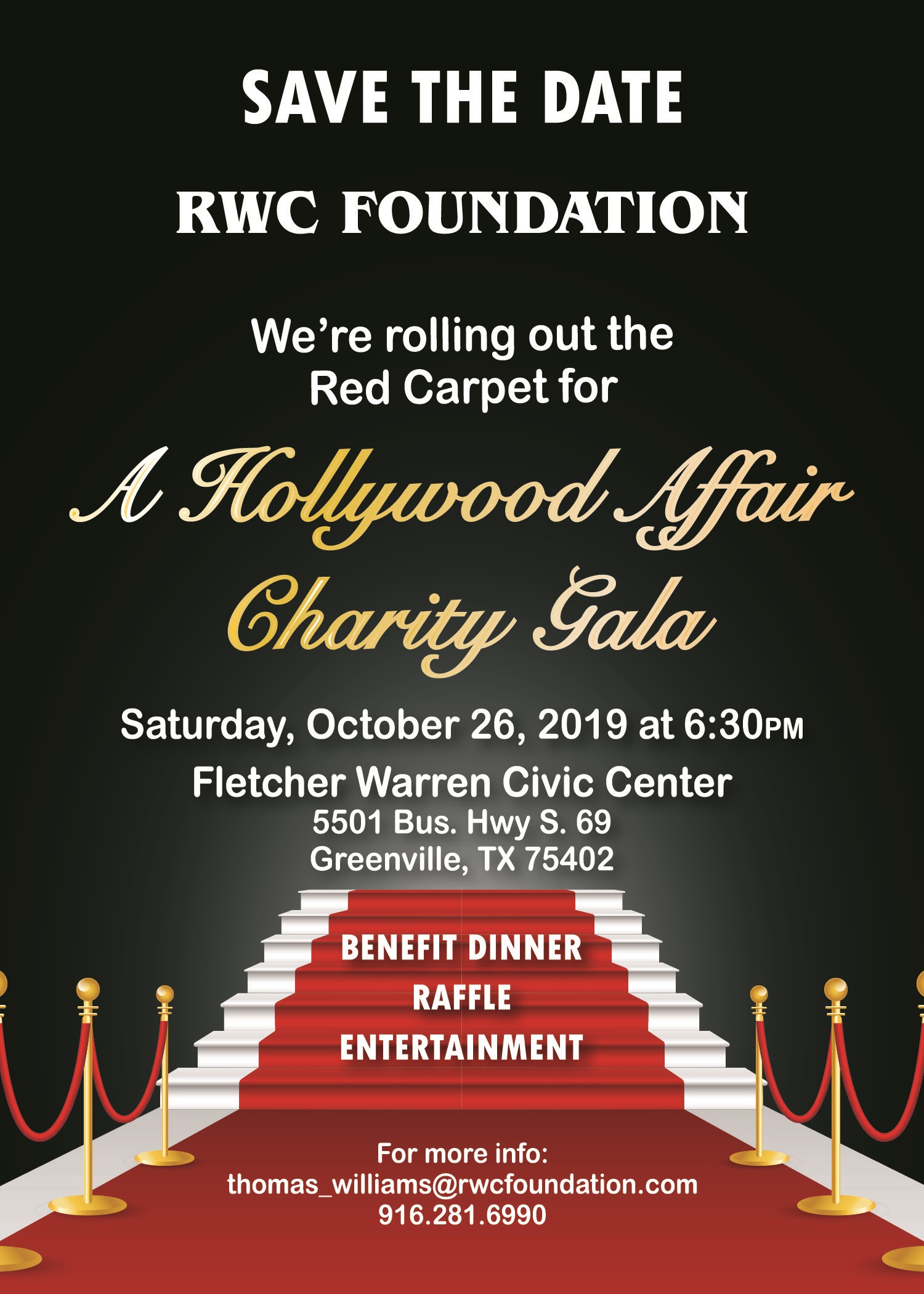 2019 RWC Foundation Save The Date Card